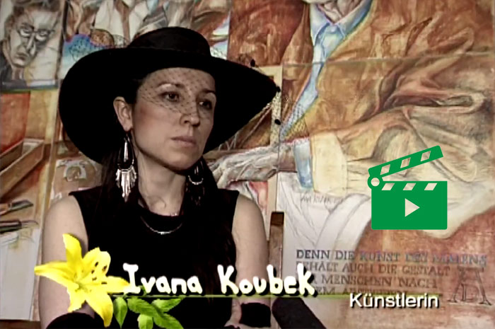 Zwei Video-Portraits der Bildenden Künstlerin Ivana Koubek aus Regensburg